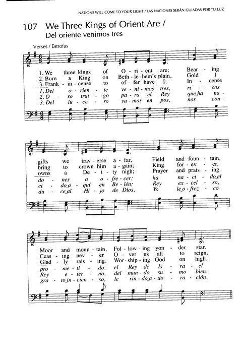Santo, Santo, Santo: cantos para el pueblo de Dios = Holy, Holy, Holy: songs for the people of God page 169