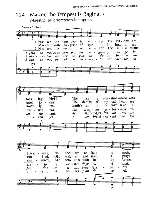 Santo, Santo, Santo: cantos para el pueblo de Dios = Holy, Holy, Holy: songs for the people of God page 195