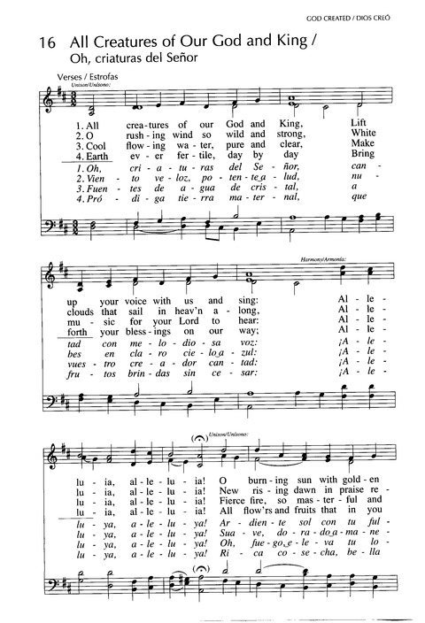 Santo, Santo, Santo: cantos para el pueblo de Dios = Holy, Holy, Holy: songs for the people of God page 22