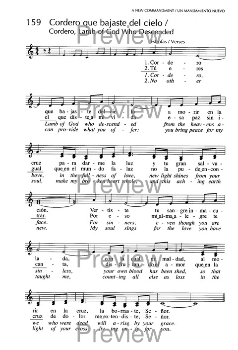 Santo, Santo, Santo: cantos para el pueblo de Dios = Holy, Holy, Holy: songs for the people of God page 241