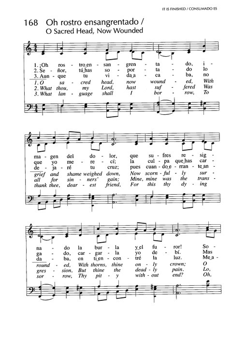 Santo, Santo, Santo: cantos para el pueblo de Dios = Holy, Holy, Holy: songs for the people of God page 256