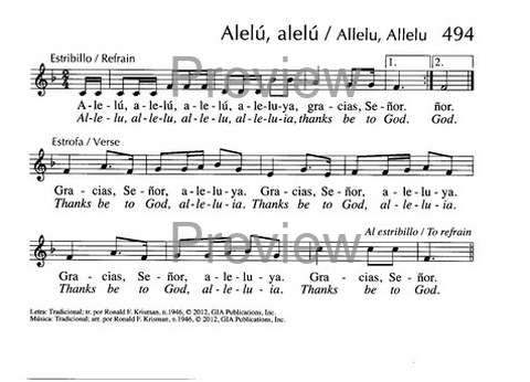 Santo, Santo, Santo: cantos para el pueblo de Dios = Holy, Holy, Holy: songs for the people of God page 771