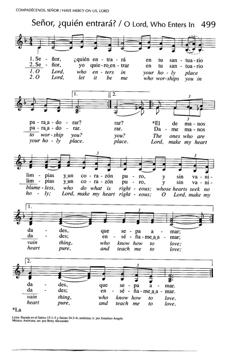 Santo, Santo, Santo: cantos para el pueblo de Dios = Holy, Holy, Holy: songs for the people of God page 777