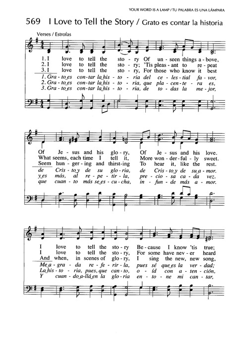 Santo, Santo, Santo: cantos para el pueblo de Dios = Holy, Holy, Holy: songs for the people of God page 874