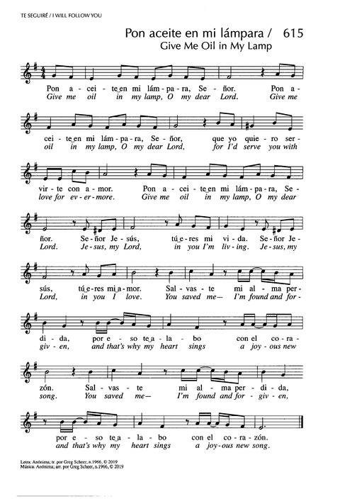 Santo, Santo, Santo: cantos para el pueblo de Dios = Holy, Holy, Holy: songs for the people of God page 936