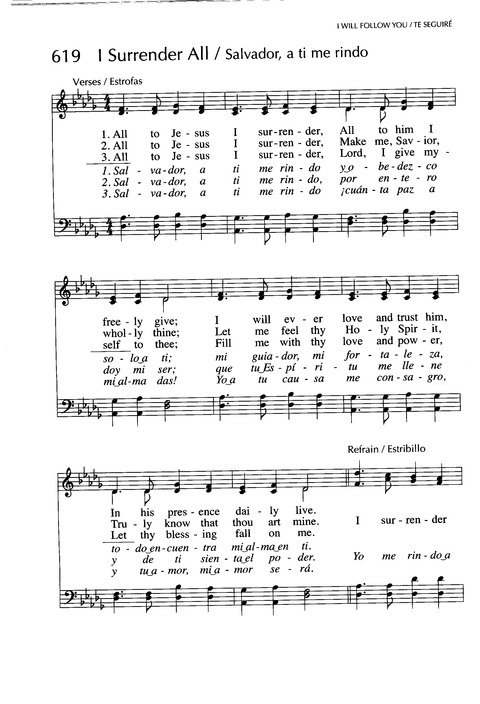 Santo, Santo, Santo: cantos para el pueblo de Dios = Holy, Holy, Holy: songs for the people of God page 941