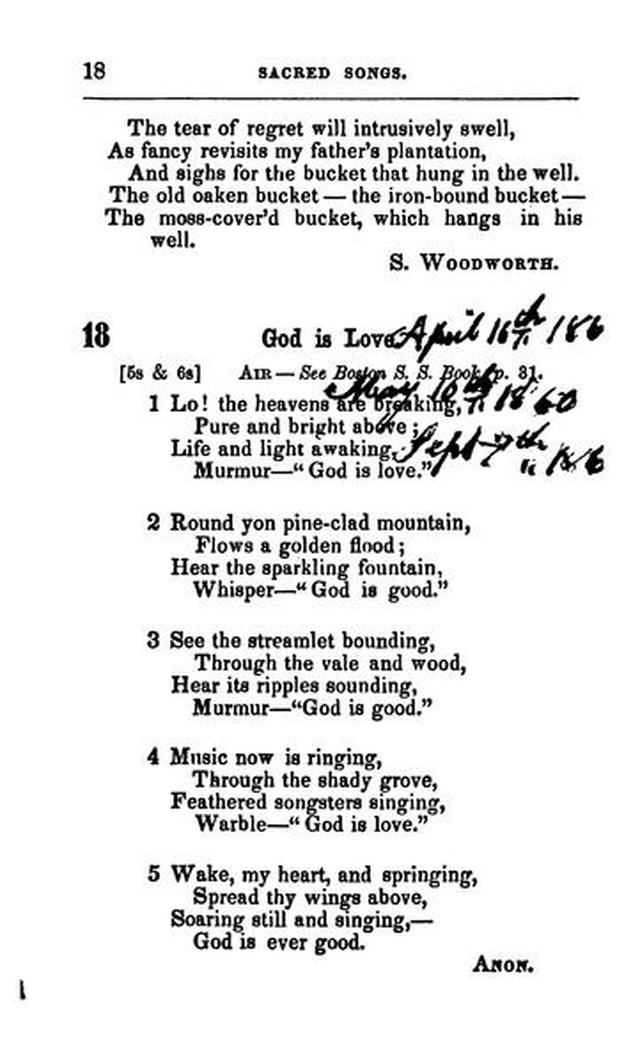 A Selection of Sacred Songs. 2nd ed. page 14