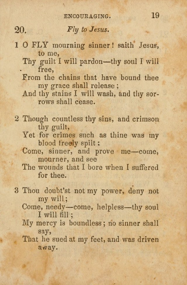 The Social and Sabbath School Hymn-Book. (5th ed.) page 20