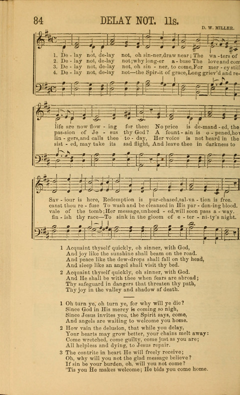 Sabbath Songs and Spiritual Hymns page 84