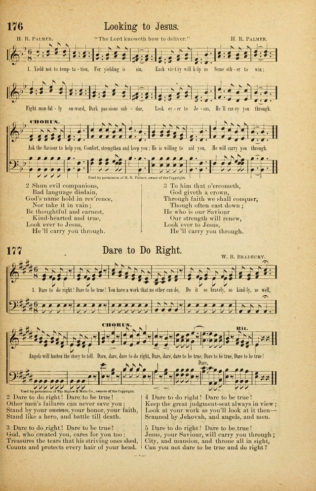 The Standard Sunday School Hymnal page 117