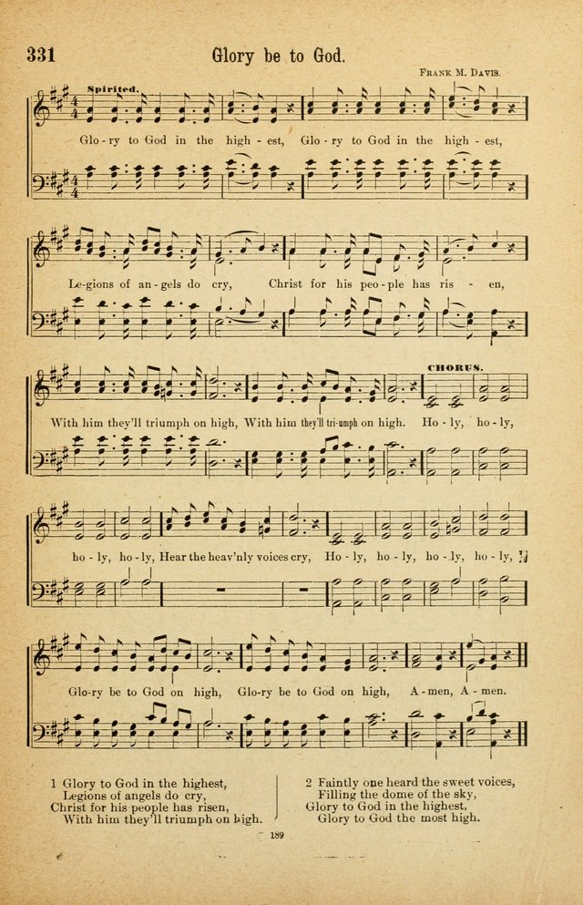 The Standard Sunday School Hymnal page 203
