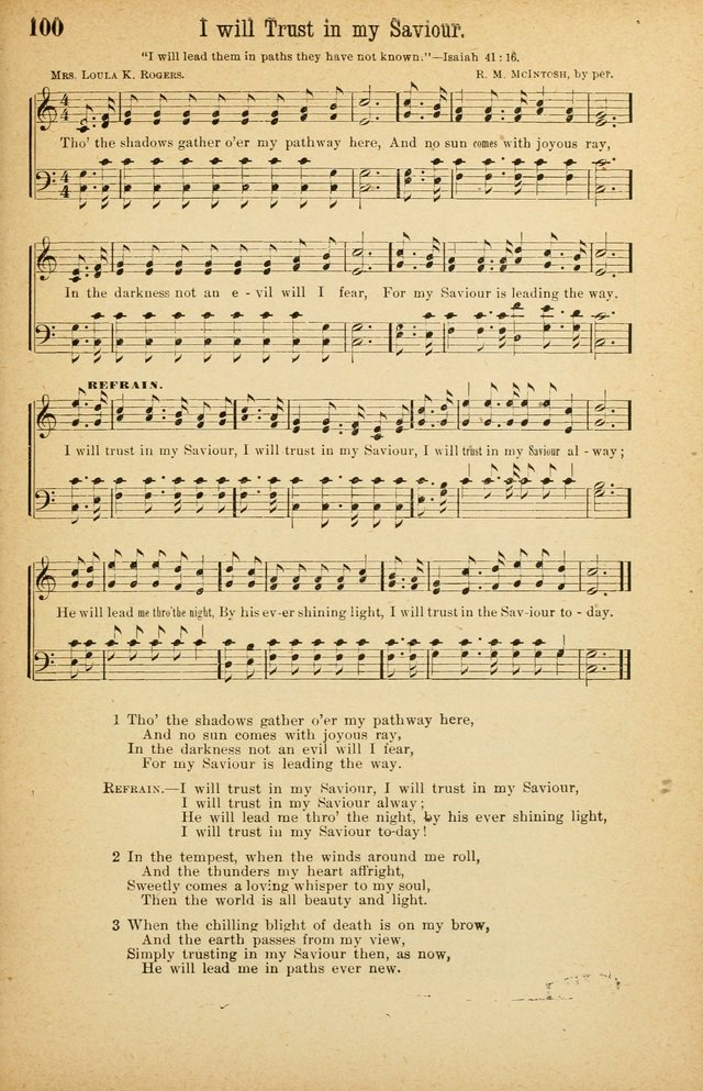 The Standard Sunday School Hymnal page 69