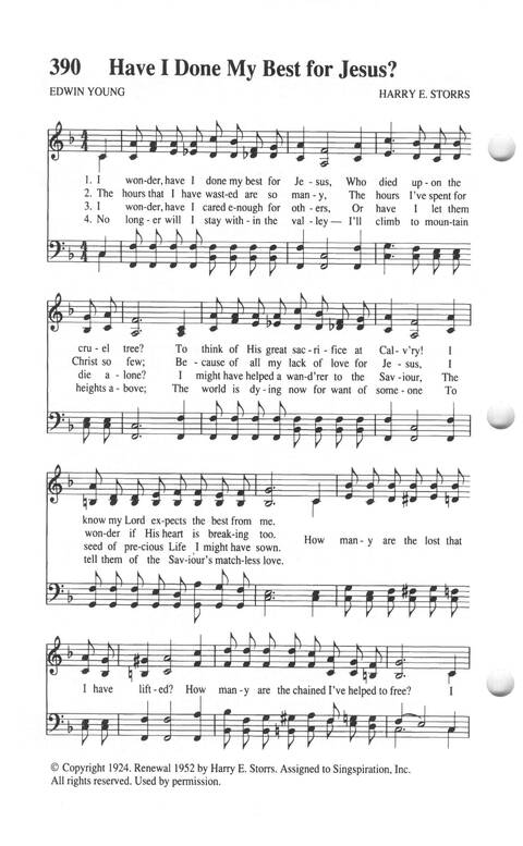 Soul-stirring Songs and Hymns (Rev. ed.) page 392