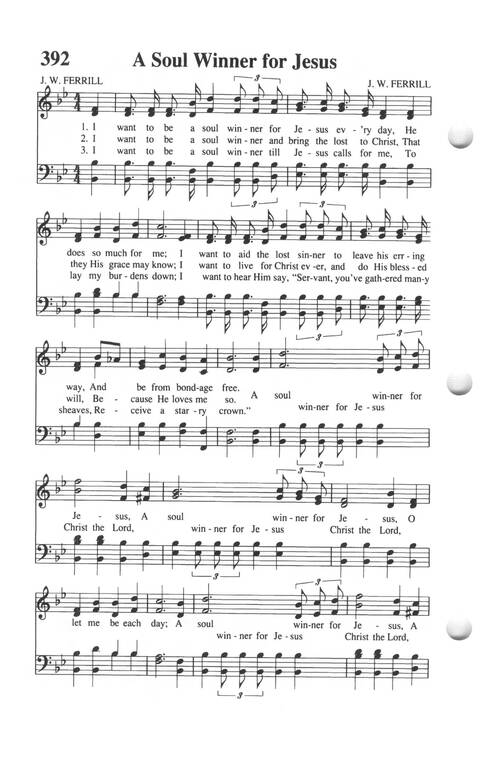 Soul-stirring Songs and Hymns (Rev. ed.) page 394