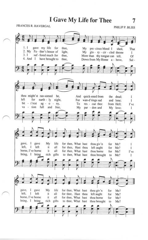 Soul-stirring Songs and Hymns (Rev. ed.) page 7