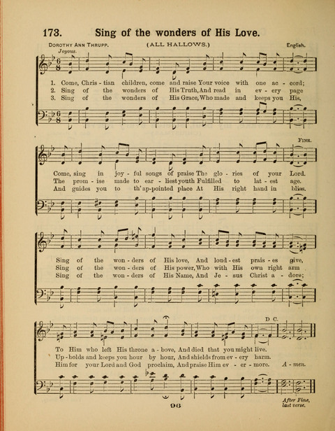 Select Songs for the Sunday School page 94