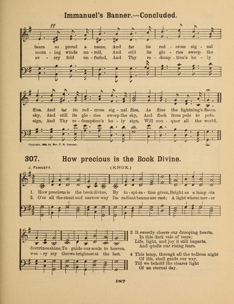 Select Songs for the Singing Service: in the Prayer Meeting and Sunday School page 187
