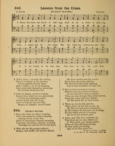 Select Songs for the Singing Service: in the Prayer Meeting and Sunday School page 212