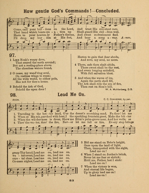 Select Songs for the Singing Service: in the Prayer Meeting and Sunday School page 53