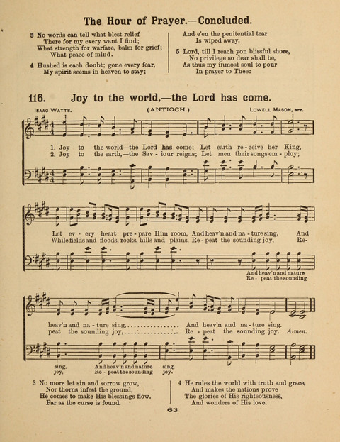 Select Songs for the Singing Service: in the Prayer Meeting and Sunday School page 63