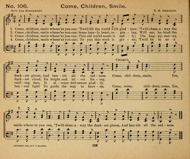 Sun-Shine Songs: for the Sunday School page 108