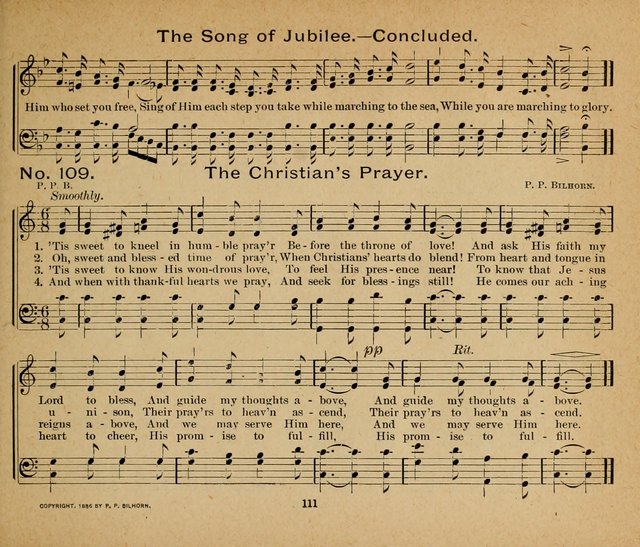Sun-Shine Songs: for the Sunday School page 111