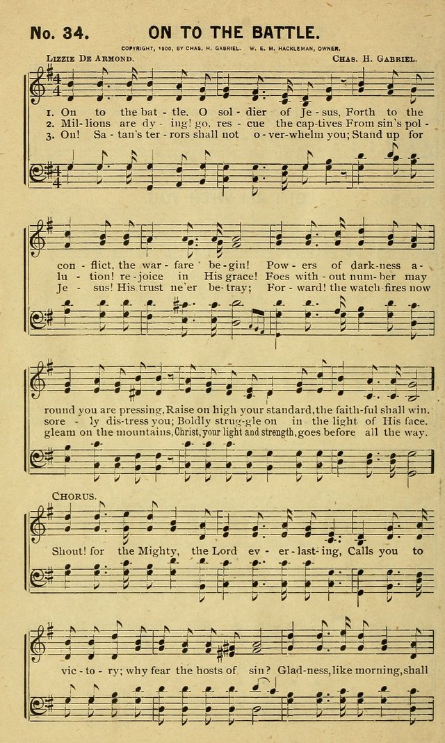Special Songs: for Sunday schools, revival meetings, etc. page 34