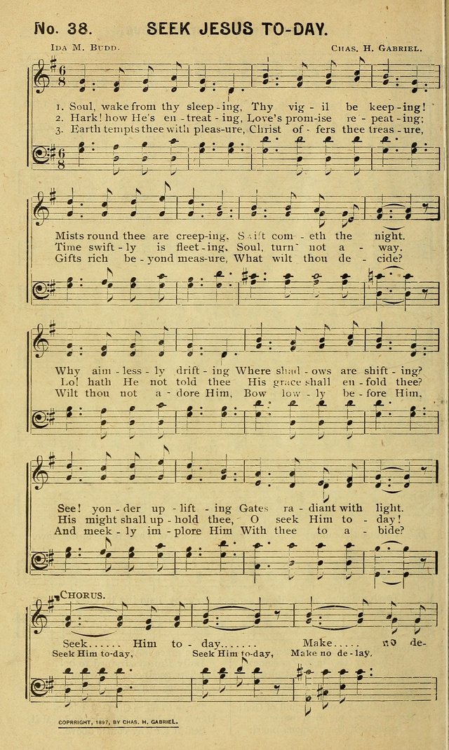 Special Songs: for Sunday schools, revival meetings, etc. page 38