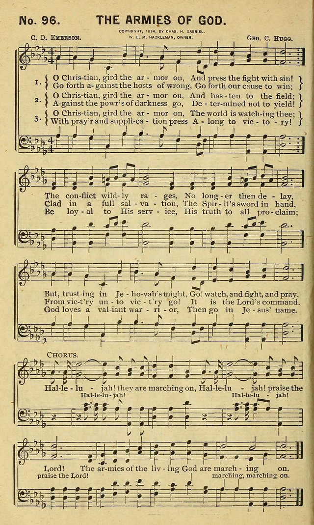 Special Songs: for Sunday schools, revival meetings, etc. page 96