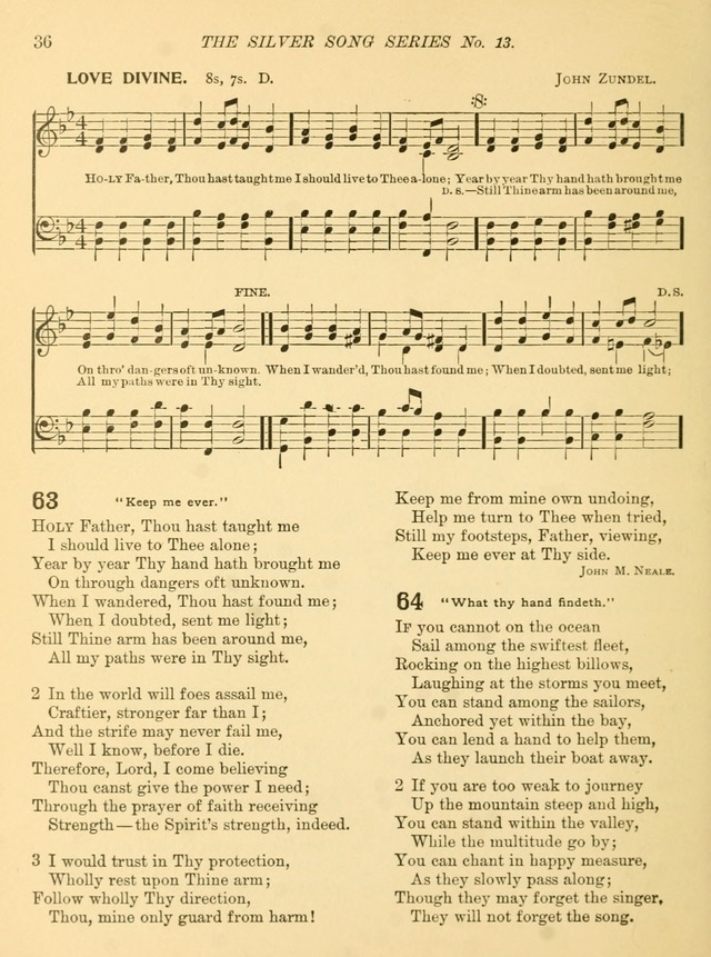 Sacred Songs for School Use page 39