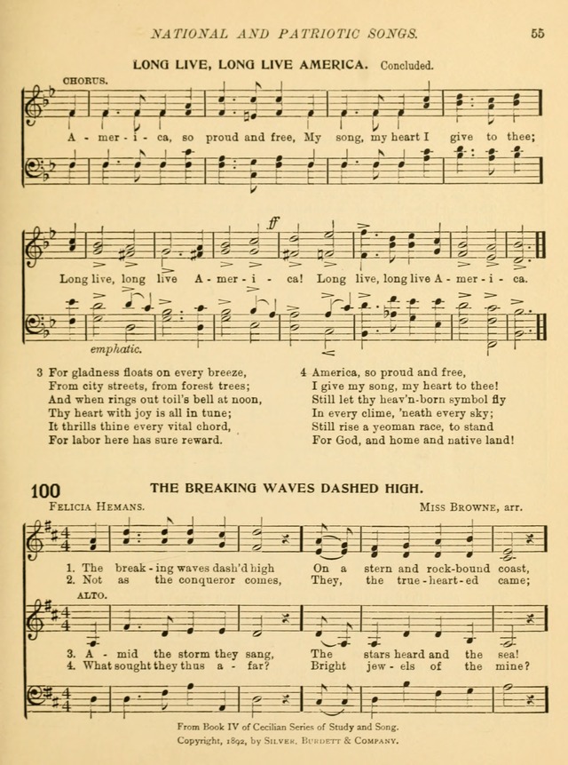 Sacred Songs for School Use page 58