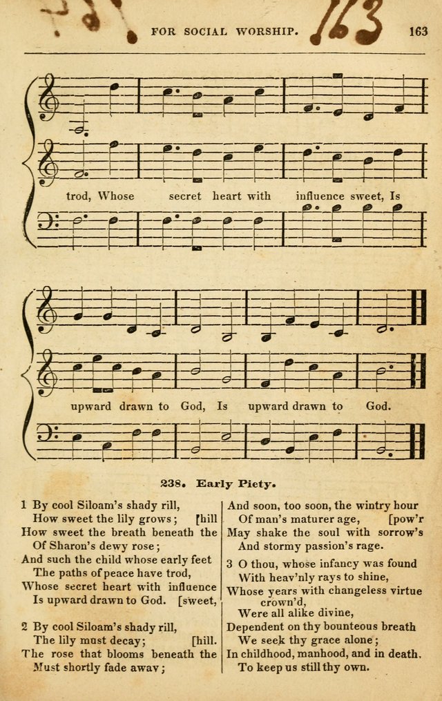 Spiritual Songs for Social Worship: adapted to the use of families and private circles in seasons of rivival, to missionary meetings, to the monthly concert, and to other occasions of special interest page 163