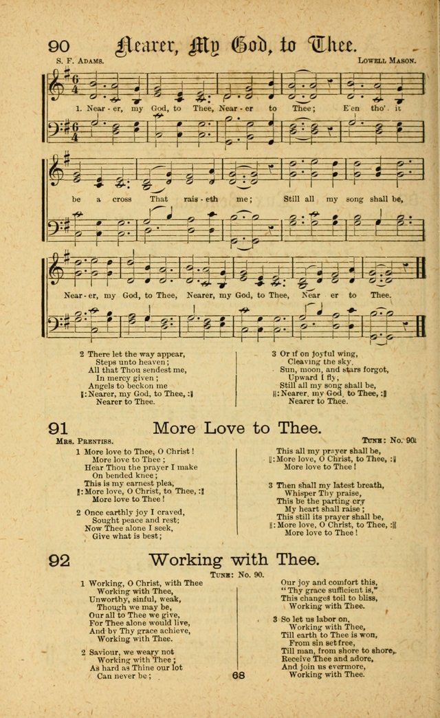 Songs of Salvation: as Used by Crossley and Hunter in Evangelistic Meetings: and adapted for the church, grove, school, choir and home page 68