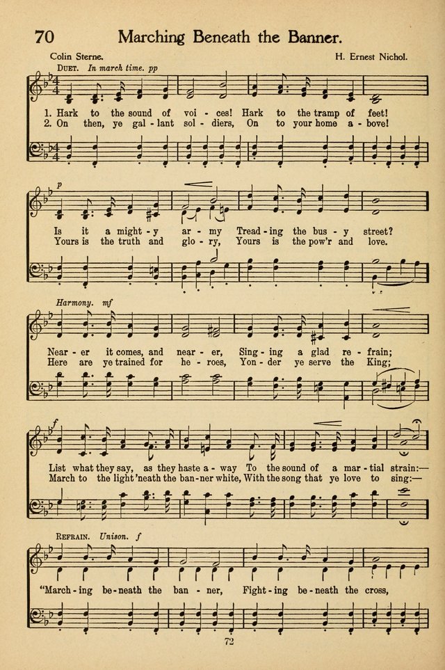 Sunday School Voices: a collection of sacred songs page 74
