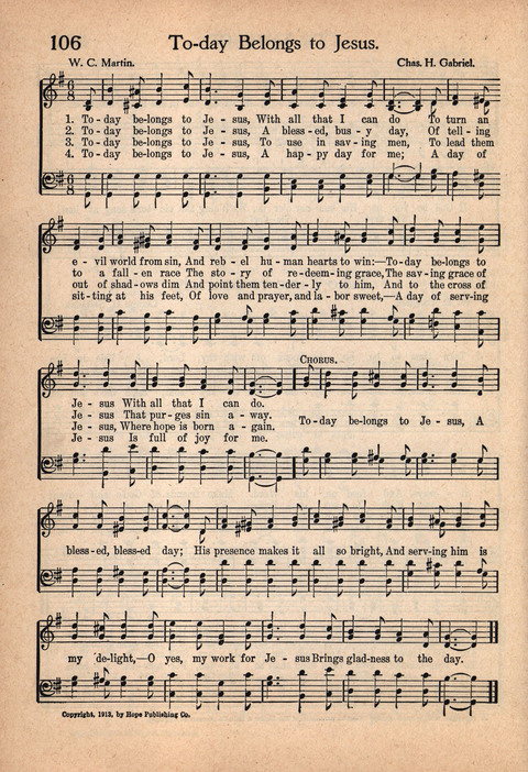 Sunday School Voices, No.2 page 106