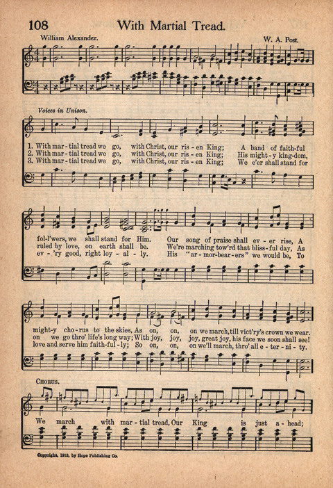 Sunday School Voices, No.2 page 108
