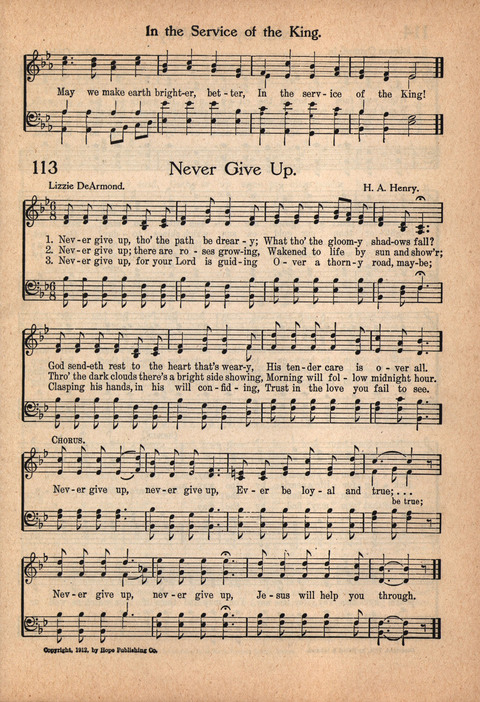 Sunday School Voices, No.2 page 113