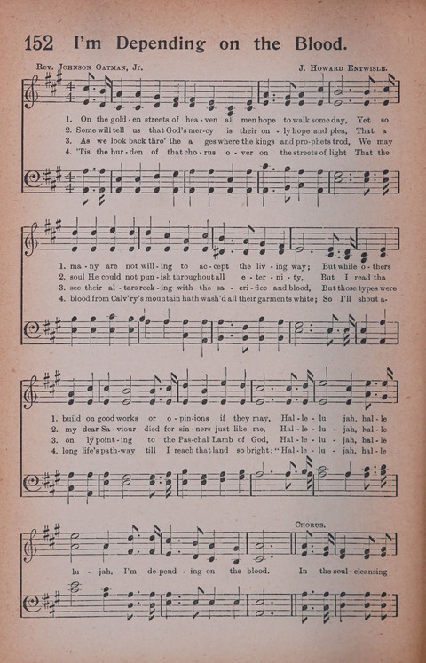 Songs of Triumph Nos. 1 and 2 Combined: 201 choice new hymns for choirs, solo singers, the home circle, etc. page 142