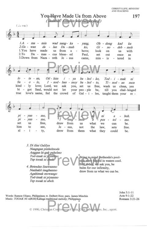Sound the Bamboo: CCA Hymnal 2000 page 256