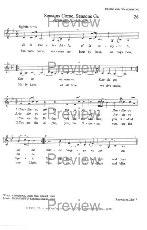 Sound the Bamboo: CCA Hymnal 2000 page 29
