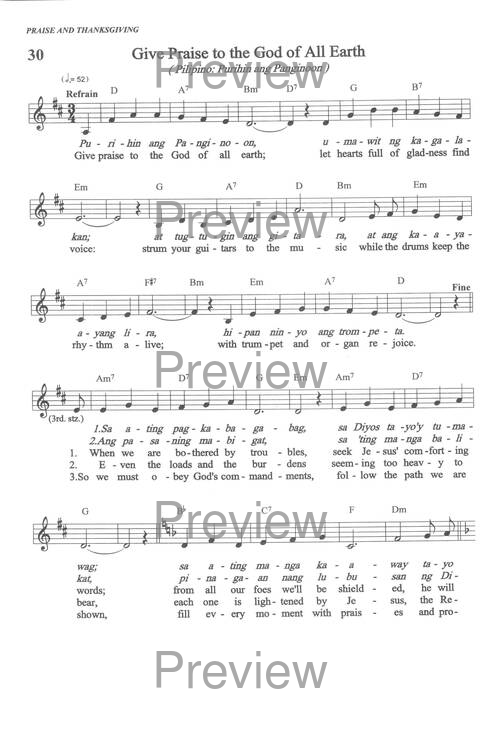 Sound the Bamboo: CCA Hymnal 2000 page 34