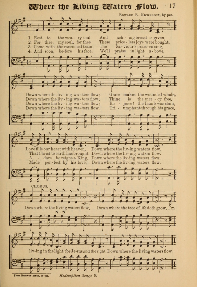 Sacred Trio: comprising Redemption Songs, Showers of Blessing, the Joyful Sound page 15
