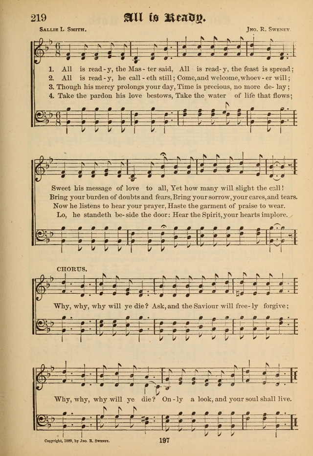 Sacred Trio: comprising Redemption Songs, Showers of Blessing, the Joyful Sound page 193
