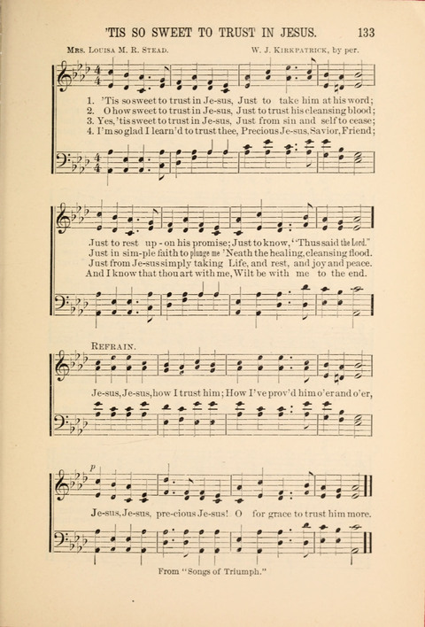 Songs Tried and Proved: for the user of prayer meetings, Sunday schools, general evangelistic work, and the home circle page 133