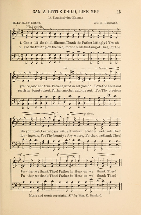 Songs Tried and Proved: for the user of prayer meetings, Sunday schools, general evangelistic work, and the home circle page 15