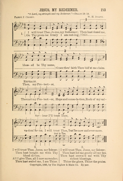 Songs Tried and Proved: for the user of prayer meetings, Sunday schools, general evangelistic work, and the home circle page 153