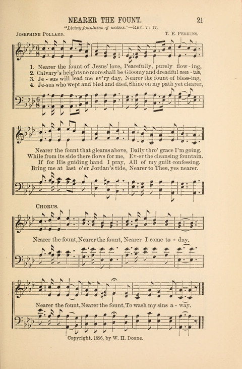 Songs Tried and Proved: for the user of prayer meetings, Sunday schools, general evangelistic work, and the home circle page 21