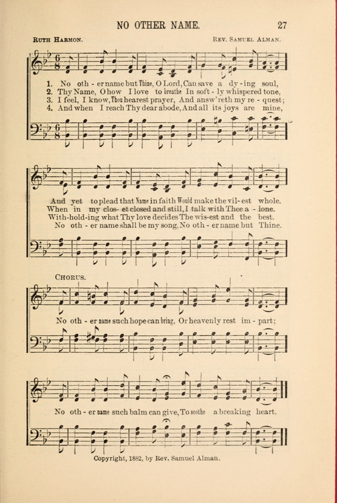 Songs Tried and Proved: for the user of prayer meetings, Sunday schools, general evangelistic work, and the home circle page 27