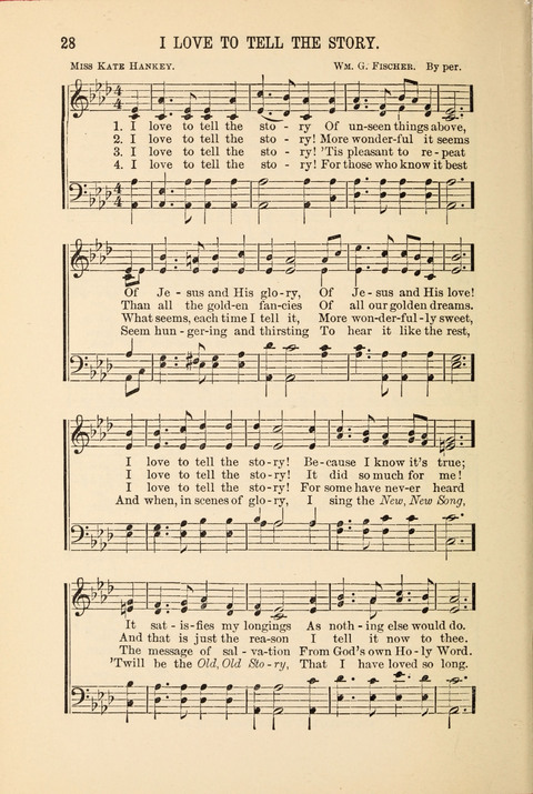 Songs Tried and Proved: for the user of prayer meetings, Sunday schools, general evangelistic work, and the home circle page 28