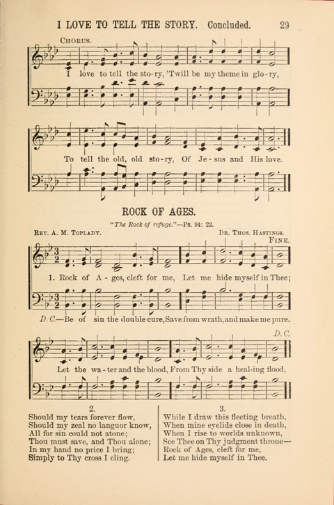 Songs Tried and Proved: for the user of prayer meetings, Sunday schools, general evangelistic work, and the home circle page 29